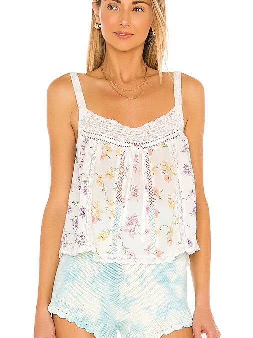 Loveshackfancy Ashton Camisole Top